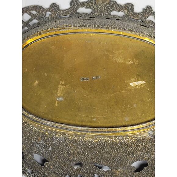 Vintage Pierced Brass Bowl - Picture 5 of 5